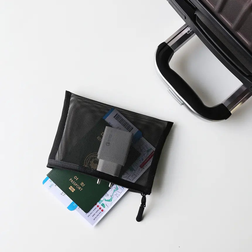 Simple Life B6 Black Mesh Pouch Organizer