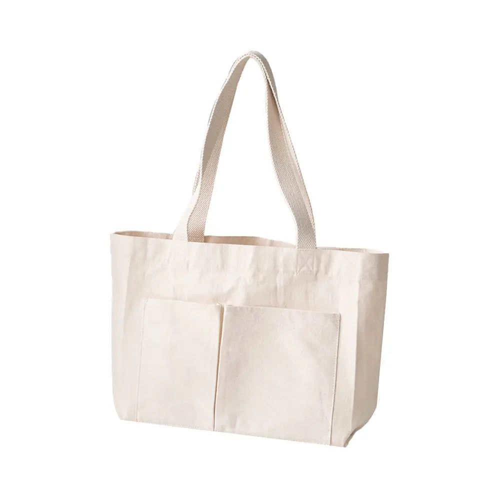 Simple Life Organic Canvas Tote Bag Set (2-Pack)