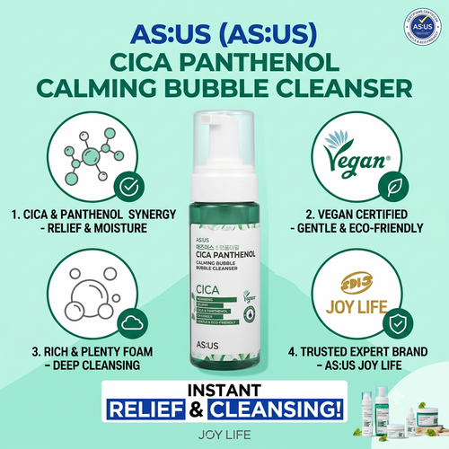 CICA Panthenol Calming Bubble Cleanser