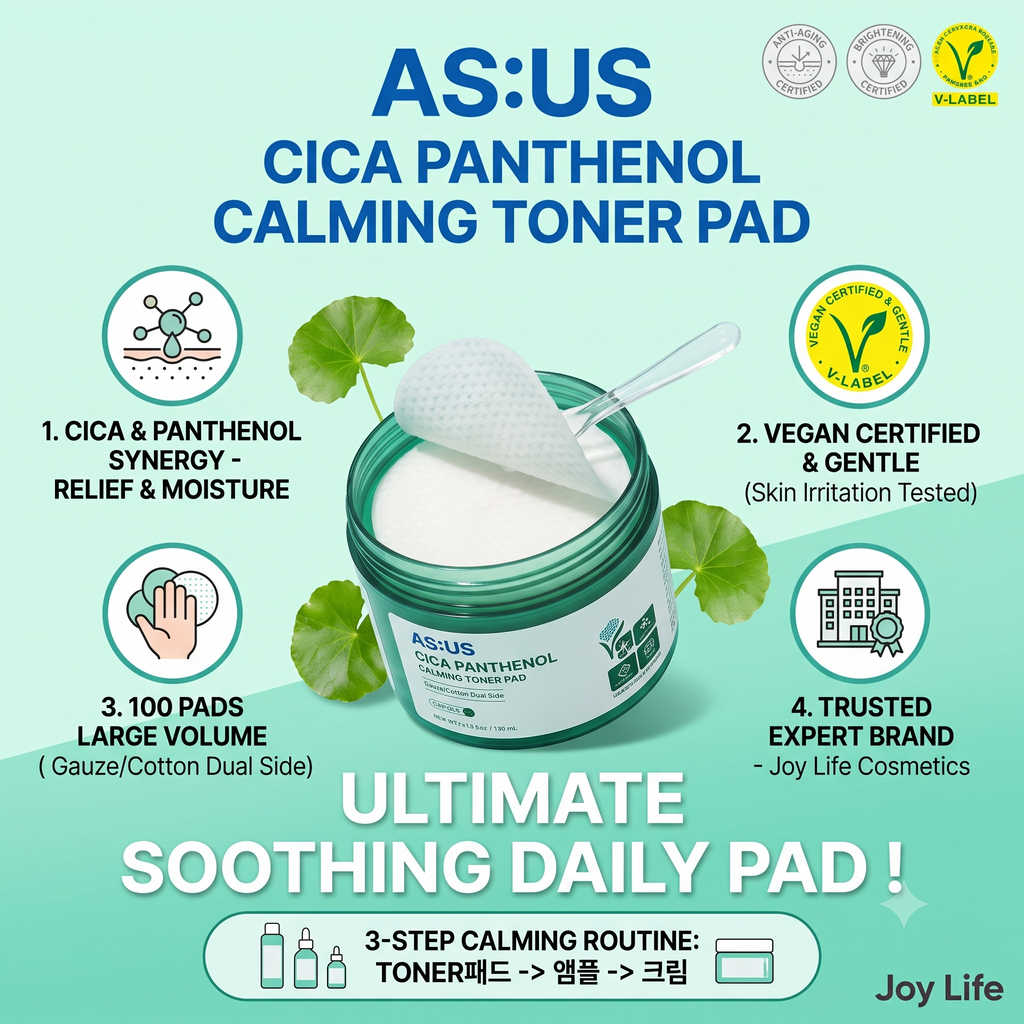 CICA Panthenol Calming Toner Pad