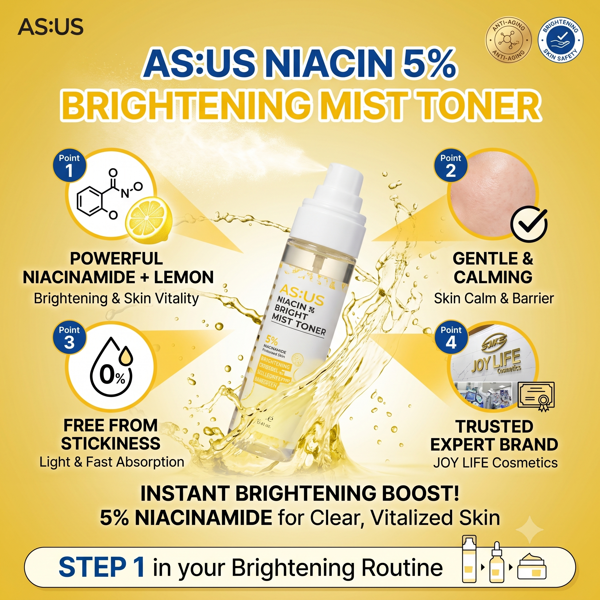 NIACIN 5% Brightening Mist Toner