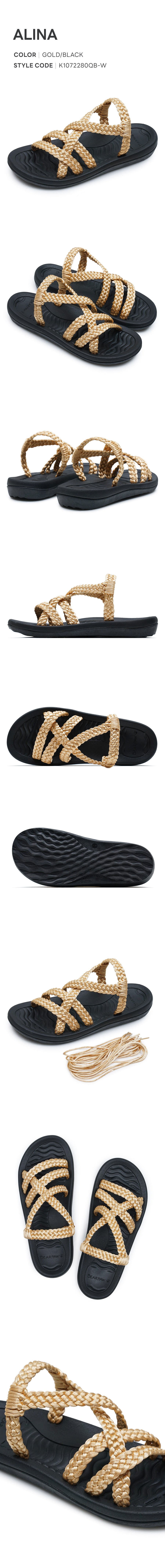 BEARPAW ALINA Sandals Gold