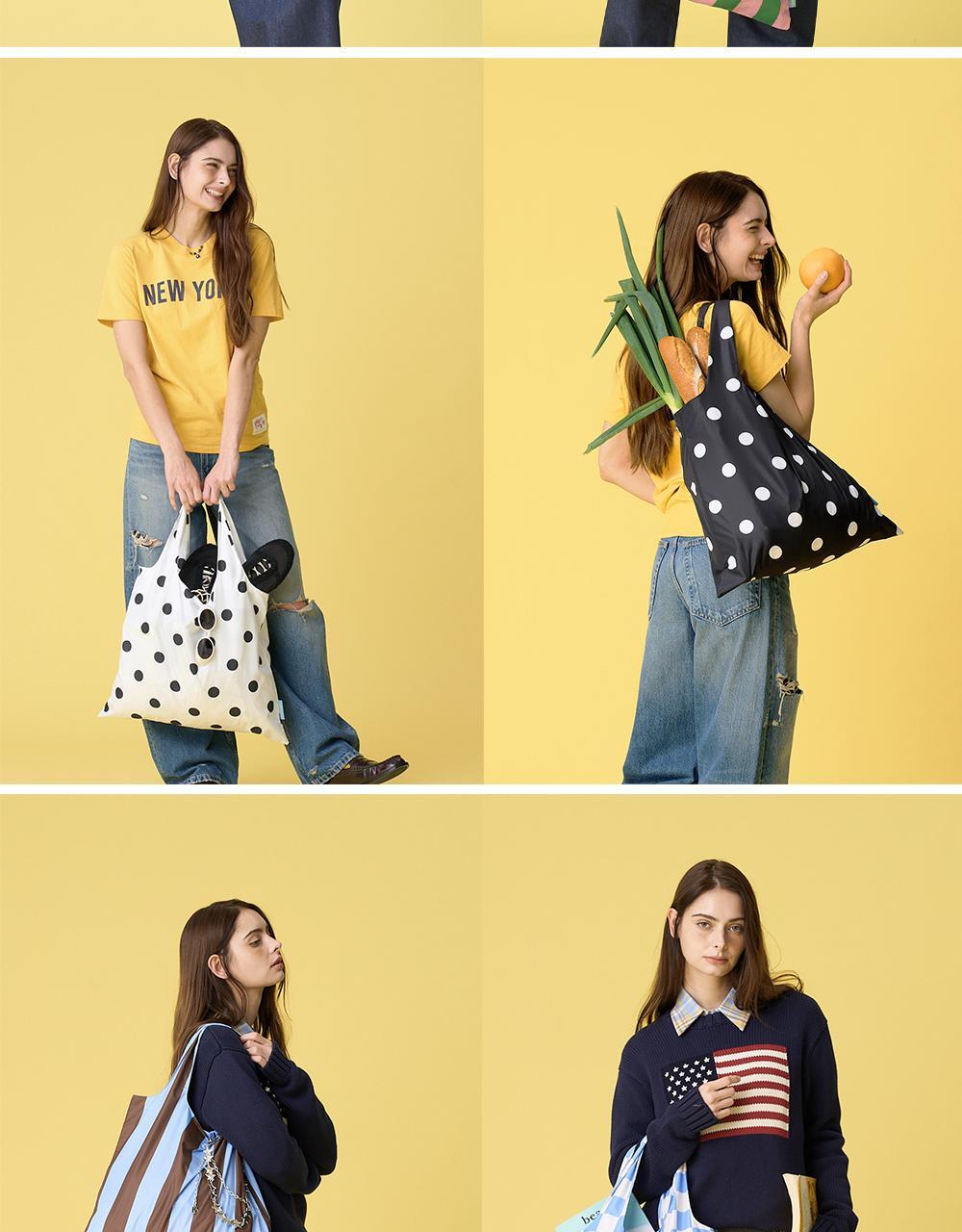 Nareun Reusable Foldable Eco Bag - 10 Designs