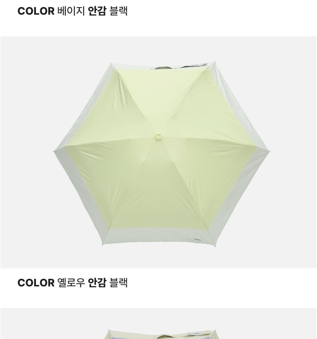 Wpc. Compact 5-Fold Unisex Sun Rain Umbrella (801-16702-102)