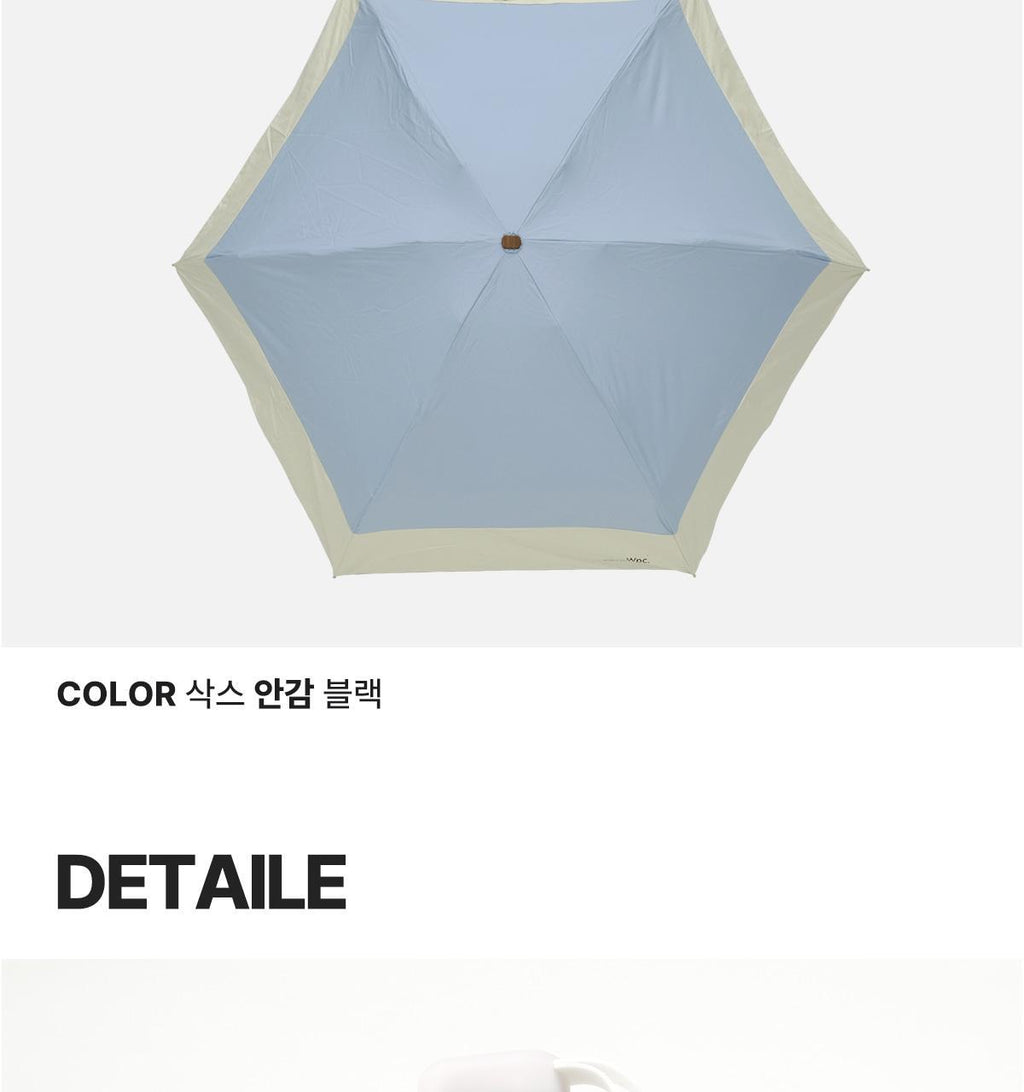 Wpc. Compact 5-Fold Unisex Sun Rain Umbrella (801-16702-102)
