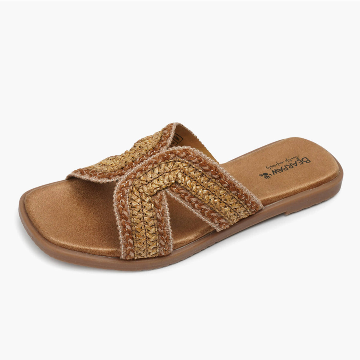 BEARPAW ADORA Slides Camel
