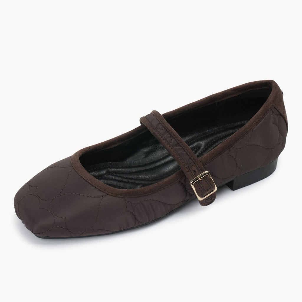 BEARPAW ALLY Mary Jane Shoes Chocolate