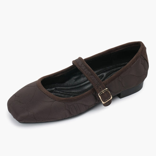 BEARPAW ALLY Mary Jane Shoes Chocolate