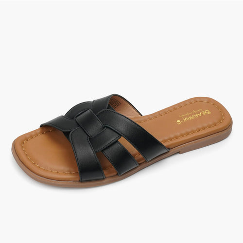 BEARPAW ADRIANA Slides Black