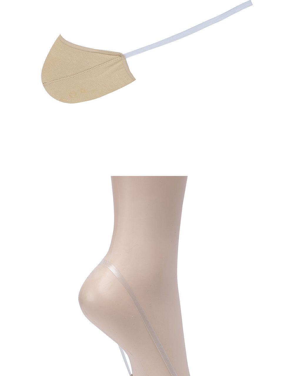 Socks Stop Women's Nude Beige No-Show Foot Covers