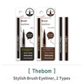 Olive Farm Stylish Brush Eyeliner Duo - Precision Liquid Eye Makeup